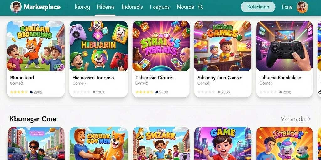 Tangkapan layar menunjukkan interaksi pemain di mode multiplayer.