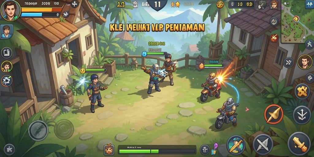 Komunitas aktif yang mendukung satu sama lain.