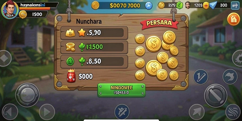 Sistem reward yang menjadikan permainan lebih menarik.