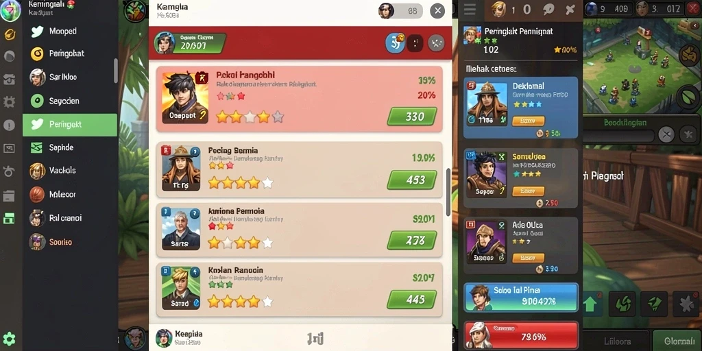 Screenshot momen kemenangan dalam permainan.