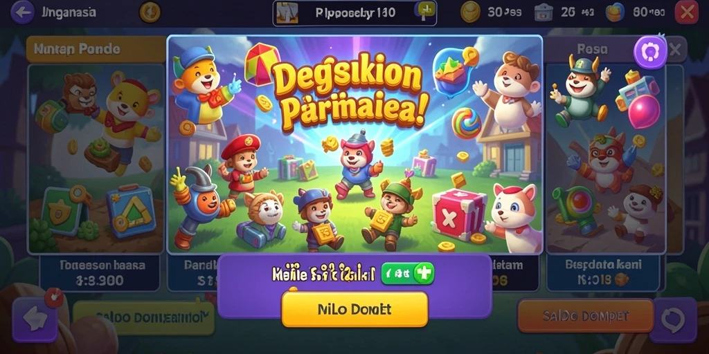 Karakter yang bisa disesuaikan dengan berbagai pilihan.