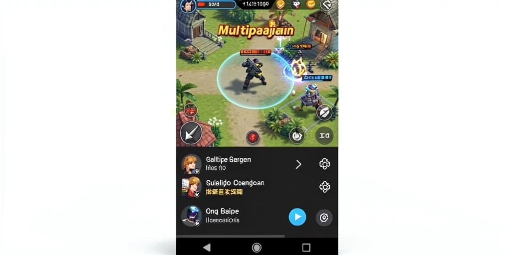 Tangkapan layar menunjukkan fitur multiplayer yang seru dan interaktif.